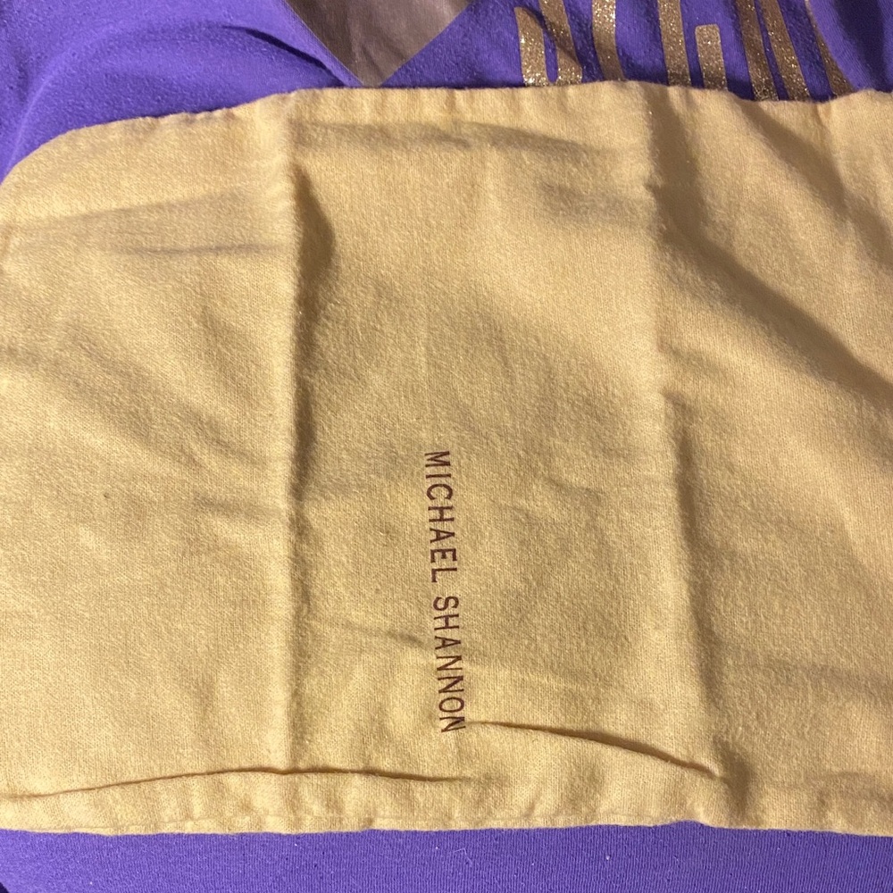 Michael Shannon shoes case bag 9x12” in good condition